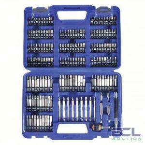 DESCRIPTION: (1) SCREWDRIVER BIT SET BRAND/MODEL: WESTWARD #1VXP2 INFORMATION: SCREWDRIVER BIT SET, 175 NO. OF PIECES, 1/4 IN HEX SHANK SIZE, STEEL RE