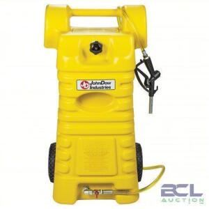 DESCRIPTION: (1) FUEL CADDY BRAND/MODEL: JOHNDOW INDUSTRIES #817J26 INFORMATION: YELLOW, HDPE, GRAVITY-FED SIZE: 25 GAL CAPACITUY RETAIL$: $558.23 EA