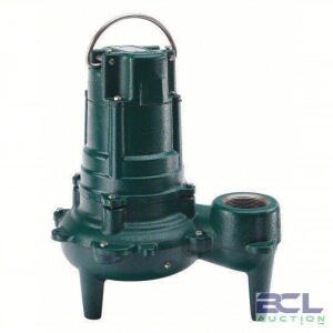 DESCRIPTION: (1) SEWAGE EJECTOR PUMP BRAND/MODEL: ZOELLER #4NW11 INFORMATION: GREEN, NO SWITCH RETAIL$: $737.80 EA QTY: 1
