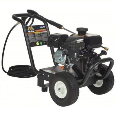 DESCRIPTION: (1) GAS POWERED PRESSURE WASHER BRAND/MODEL: MI-T-M #788RH7 INFORMATION: LIGHT DUTY, CART, 2000 PSI RETAIL$: $824.33 EA QTY: 1