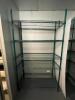 42" X 18" FIVE TIER COATED WIRE SHELVES. - 2