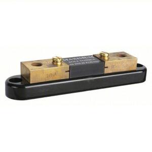 DESCRIPTION: (4) EXTERNAL PORTABLE SHUNT BRAND/MODEL: 12G450 SIZE: 10 A DC, 50 mV DC Volt Drop RETAIL$: $84.47 EA QTY: 4