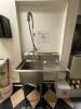 40" X 24" SINGLE WELL PREP SINK W/ RIGHT SIDE DRY BOARD AND SPRAY NOZZLE. - 2