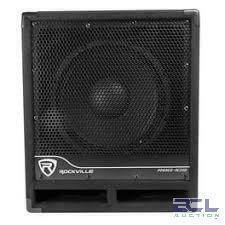 DESCRIPTION: (1) SUBWOOFER INFORMATION: 120 WATTS SIZE: 10" RETAIL$: $100.00 EA QTY: 1