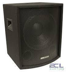 DESCRIPTION: (1) SUBWOOFER BRAND/MODEL: MCM #555-10317 SIZE: 12" RETAIL$: $94.32 EA QTY: 1