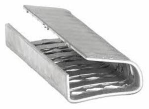 DESCRIPTION: (1) BOX OF (1000) STRAP SEALS BRAND/MODEL: 6GHZ2 SIZE: 8 3/8 in Strap Lg, 5/16 in Strap Wd, Silver, 100 lb Breaking Strength RETAIL$: $20