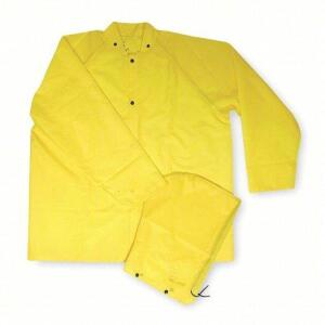 DESCRIPTION: (4) FLAME RESISTANT RAIN JACKET BRAND/MODEL: CONDOR #4PCR1 INFORMATION: YELLOW SIZE: 4XL RETAIL$: $61.00 PER COAT QTY: 4