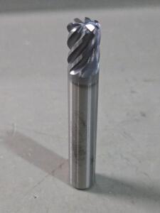 DESCRIPTION: (2) SOLID CARBIDE CORNER RADIUS END MILL BRAND/MODEL: MA FORD 119160 SIZE: 3/8" DIA 1/2" LOC 0.060CR RETAIL$: $132.61 QTY: 2
