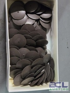 (1) BOX OF (100) CRATEX SMALL KNIFE EDGE WHEELS