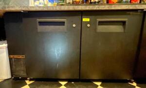 TRUE TWO DOOR BACK BAR COOLER