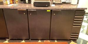 BARRAGE AIR THREE DOOR UNDER COUNTER BACK BAR COOLER