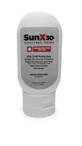 DESCRIPTION: (24) BOTTLES OF SUNSCREEN BRAND/MODEL: SUNX #1PBT5 INFORMATION: 30 SPF SIZE: 2 OZ RETAIL$: $6.78 EA QTY: 24