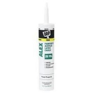 DESCRIPTION: (6) PAINTER'S ACRYLIC CAULK BRAND/MODEL: DAP ALEX INFORMATION: WHITE SIZE: 10.1 OZ RETAIL$: $2.58 EA QTY: 6