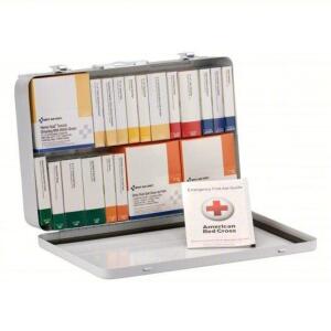 DESCRIPTION: (1) FIRST AID KIT AND HOUSING BRAND/MODEL: FIRST AID ONLY #48ZE48 RETAIL$: $178.16 EA QTY: 1