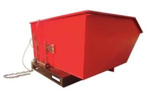 DESCRIPTION: (1) LOW PROFILE SELF DUMPING HOPPER BRAND/MODEL: DAYTON/5PKF8 INFORMATION: 4000LB CAPACITY RETAIL$: $1,149.99 SIZE: 40.5 CUFT, 49" X 51 1