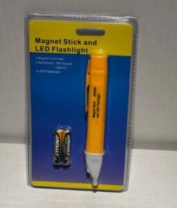 DESCRIPTION: (10) MAGNET STICK AND LED FLASHLIGHT BRAND/MODEL: 72-12985 INFORMATION: YELLOW RETAIL$: $4.90 EA QTY: 10