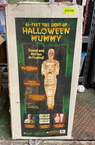 6' LIGHT UP HALLOWEEN MUMMY