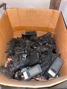 (1) BOX OR ASSORTED ELECTRONICS.