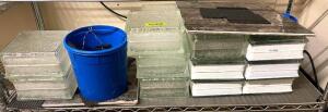 (1 LOT OF GLASS BLOCK - APPROX. 12 PIECES,