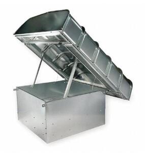 DESCRIPTION: (1) GRAVITY VENTILATOR BRAND/MODEL: DAYTON/1WDN6 INFORMATION: GALVANIZED STEEL/MAX INTAKE CFM: 15,476 RETAIL$: 1,717.62 SIZE: 78"W X 78"D