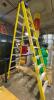 DESCRIPTION: (1) FIBERGLASS STEPLADDER BRAND/MODEL: WESTWARD/44YY37 INFORMATION: YELLOW/LOAD CAPACITY: 375 LB RETAIL$: 303.61 SIZE: 10'LADDER HEIGHT X - 2