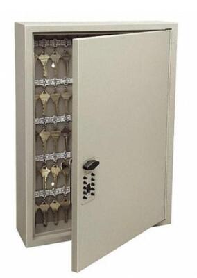 DESCRIPTION: (1) KEY CONTROL CABINET BRAND/MODEL: KIDDE/1796 INFORMATION: BEIGE ENAMEL/60 UNITS/KEY-HOOKS RETAIL$: $66.45 SIZE: 19-1/2"H X 4"D X 13-3/