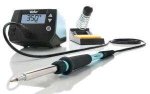 DESCRIPTION: (1) DIGITAL SOLDERING STATION BRAND/MODEL: WELLER/WE1010NA INFORMATION: 70-WATT/TEMP RANGE: 200 TO 850F RETAIL$: 135.00 SIZE: 5.91" X 4.9