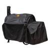 DESCRIPTION: (1) HIGHLAND OFFSET SMOKER COVER BRAND/MODEL: OKLAHOMA JOE'S/8259969P04 INFORMATION: BLACK/WEATHER-RESISTANT RETAIL$: 37.56 SIZE: 33.5"L