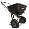 DESCRIPTION: (1) PUSH BROADCAST SPREADER BRAND/MODEL: AGRI-FAB/45-0388 INFORMATION: BLACK/HOPPER CAPACITY: 85 LBS RETAIL$: 89.99 SIZE: 35"D X 35"L X 3