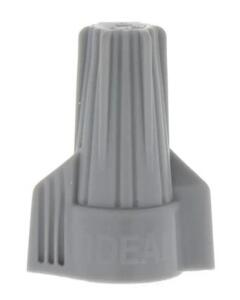 DESCRIPTION: (4) PACKS OF (50) TWISTER WIRE CONNECTOR BRAND/MODEL: IDEAL/30-342 INFORMATION: GRAY/FLAME-RETARDANT RETAIL$: 21.21 PER PK OF 50 SIZE: 1.