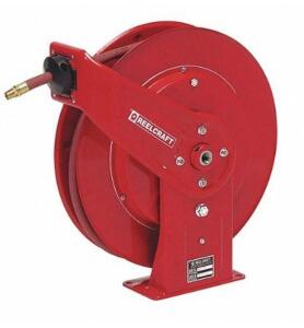 DESCRIPTION: (1) SPRING RETURN HOSE REEL BRAND/MODEL: REELCRAFT/7850-OMP INFORMATION: HOSE CAPACITY: 50'/RED/MAX PRESSURE: 2,000 PSI RETAIL$: 775.48 S