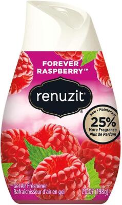 DESCRIPTION: (1) PACK OF (12) CONE SOLID AIR FRESHENER BRAND/MODEL: RENUZIT/2113025 INFORMATION: RASPBERRY/ADJUSTABLE RETAIL$: 38.28 PER PK OF 12 SIZE