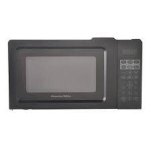 DESCRIPTION: (1) DIGITAL MICROWAVE OVEN BRAND/MODEL: PROCTOR SILEX INFORMATION: BLACK RETAIL$: $50.00 SIZE: 0.7 CT FT QTY: 1