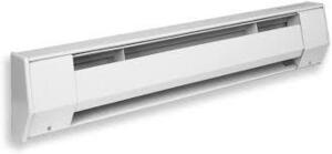 DESCRIPTION: (1) BASEBOARD HEATER BRAND/MODEL: KING #6K1215BW INFORMATION: WHITE RETAIL$: $167.00 SIZE: 6 FT 1500 W QTY: 1