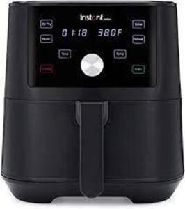 DESCRIPTION: (1) AIR FRYER BRAND/MODEL: INSTANT VORTEX #B07VM1FT8W INFORMATION: BLACK RETAIL$: $100.00EA SIZE: 6 QT QTY: 1