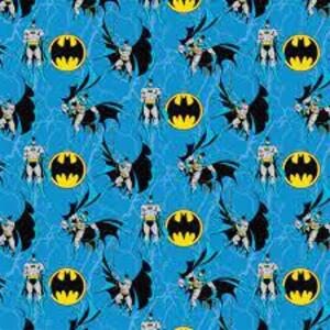 DESCRIPTION: (2) BATMAN WHAC AND BAM FABRIC BRAND/MODEL: DC COMICS RETAIL$: $10.00 SIZE: 1.5 YARDS QTY: 2