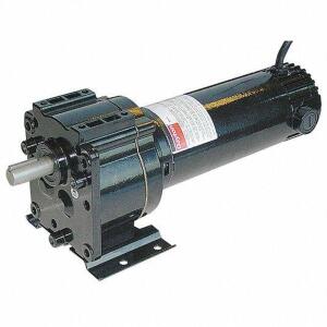 DESCRIPTION: (1) DC GEARMOTOR BRAND/MODEL: DAYTON #4Z129 RETAIL$: $469.62 SIZE: 138 IN LB MAX TORQUE QTY: 1