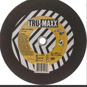 DESCRIPTION: (10) CUT OFF WHEEL BRAND/MODEL: TRU-MAXX #71179014 INFORMATION: BLACK RETAIL$: $11.30 EA SIZE: 14*3/32 1 " HOLE 36 GRIT QTY: 10