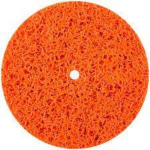 DESCRIPTION: (15) DEBURRING DISK BRAND/MODEL: NORTON #70469192 INFORMATION: ORANGE RETAIL$: $26.11 EA SIZE: 6 X 1/2 .5 CENTER HOLE QTY: 15