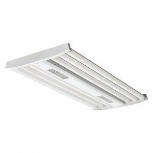 DESCRIPTION: (2) LED HIGH BAY BRAND/MODEL: LITHONIA LIGHTING #53KD55 RETAIL$: $436.25 SIZE: 2 3/4X47 1/4X 15 1/2 QTY: 2