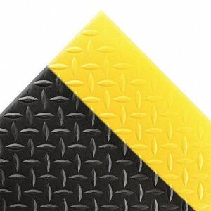 DESCRIPTION: (1) ANTI FATIGUE MAT BRAND/MODEL: NOTRAX #25PJ65 INFORMATION: BLACK AND YELLOW RETAIL$: $45.92 SIZE: 4X3 FT QTY: 1