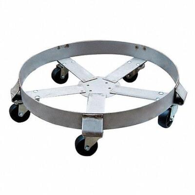 DESCRIPTION: (1) CROSS BRACE DRUM DOLLY BRAND/MODEL: GRAINGER #6FVH8 RETAIL$: $322.04 SIZE: 1,100 LB LOAD CAP 55 GALLON QTY: 1