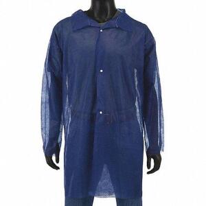 DESCRIPTION: (1) CASE OF (30) DISPOSABLE LAB COAT BRAND/MODEL: WEST CHESTER PROTECTIVE GEAR #34UJ96 INFORMATION: BLUE RETAIL$: $50.87 SIZE: XXL QTY: 1