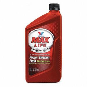 DESCRIPTION: (4) POWER STEERING FLUID BRAND/MODEL: VALVOLINE #1PKU` INFORMATION: AMBER RETAIL$: $6.15 EA SIZE: 1 QT QTY: 4