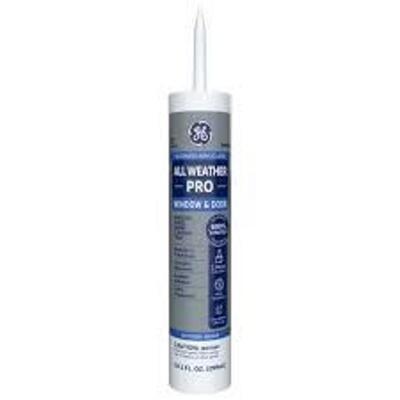 DESCRIPTION: (6) WINDOW AND DOOR SILICONIZED CAULK BRAND/MODEL: GENERAL ELECTRIC #2709196 RETAIL$: $5.00 EA SIZE: 10.1 OZ QTY: 6