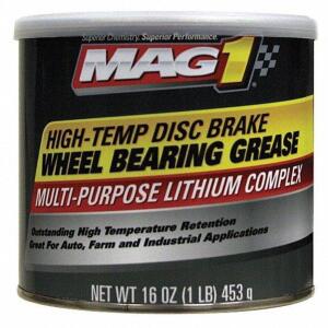 DESCRIPTION: (4) RED WHEEL BEARING GREASE BRAND/MODEL: MAG 1 #43Y912 RETAIL$: $9.37 EA SIZE: 1 LB QTY: 4