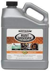 DESCRIPTION: (1) RUST DISSOLVER BRAND/MODEL: RUST-OLEUM RETAIL$: $30.00 SIZE: 1 GALLON QTY: 1