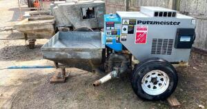 2007 PUTZMEISTER A3.02TFD TOWABLE CONCRETE PUMP