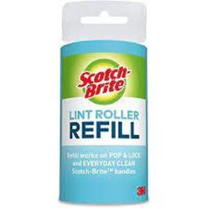 DESCRIPTION: (6) LINT ROLLER REFILL BRAND/MODEL: SCOTCH-BRITE RETAIL$: $15.00 TOTAL SIZE: 56 SHEETS PER ROLL QTY: 6