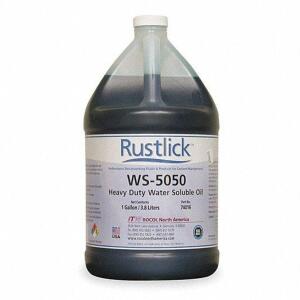 DESCRIPTION: (2) WATER SOLUBLE OIL FOR CUTTING AND GRINDING BRAND/MODEL: RUSTLICK WS-5050 RETAIL$: $50.19 SIZE: 1 GALLON QTY: 2